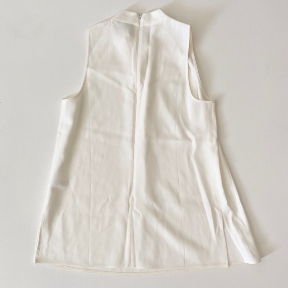 DONATED - Theory Ivory Sleeveless Turtle Neck Top Size Small - Picture 4 of 8
